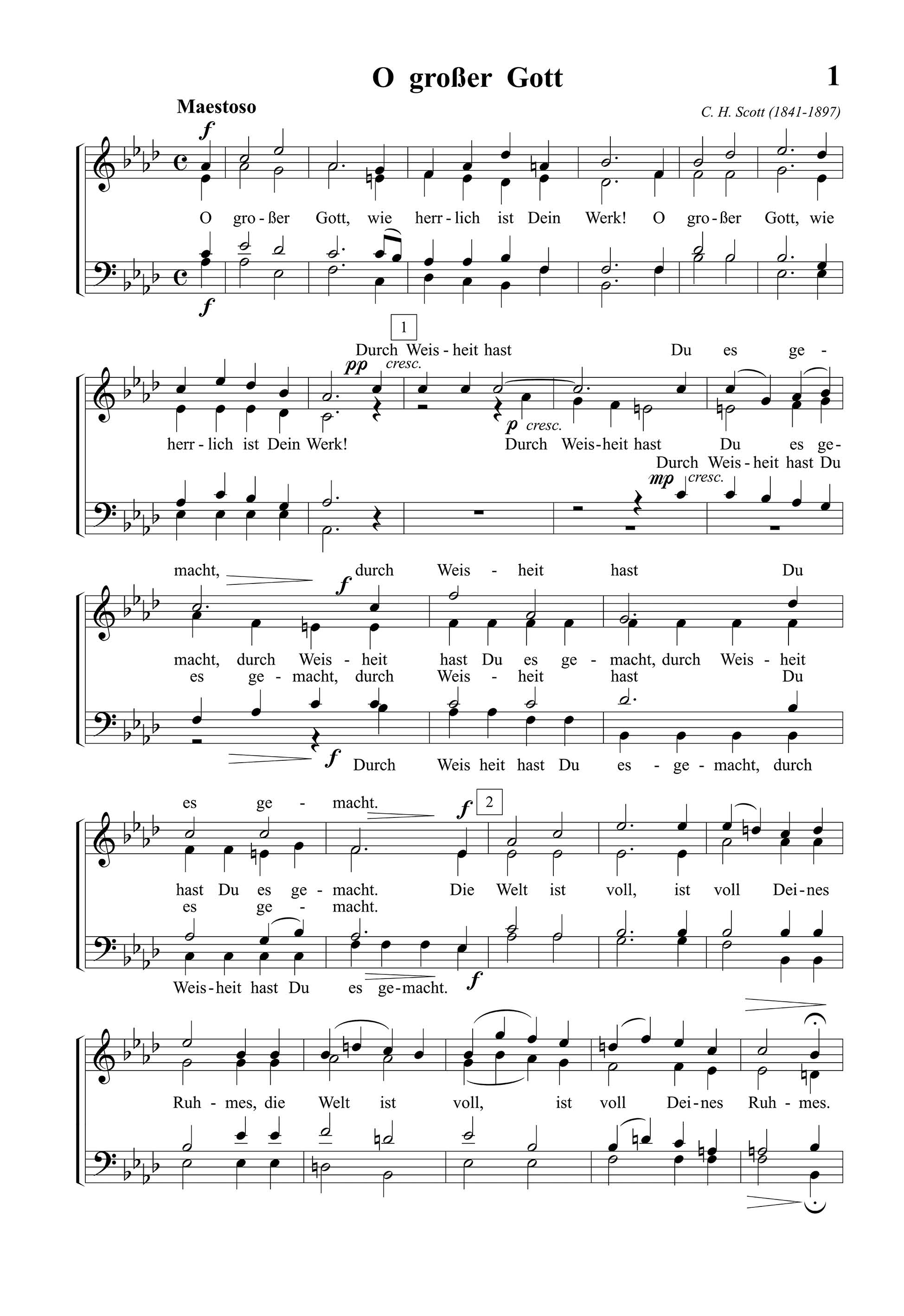 Chorliederbuch I