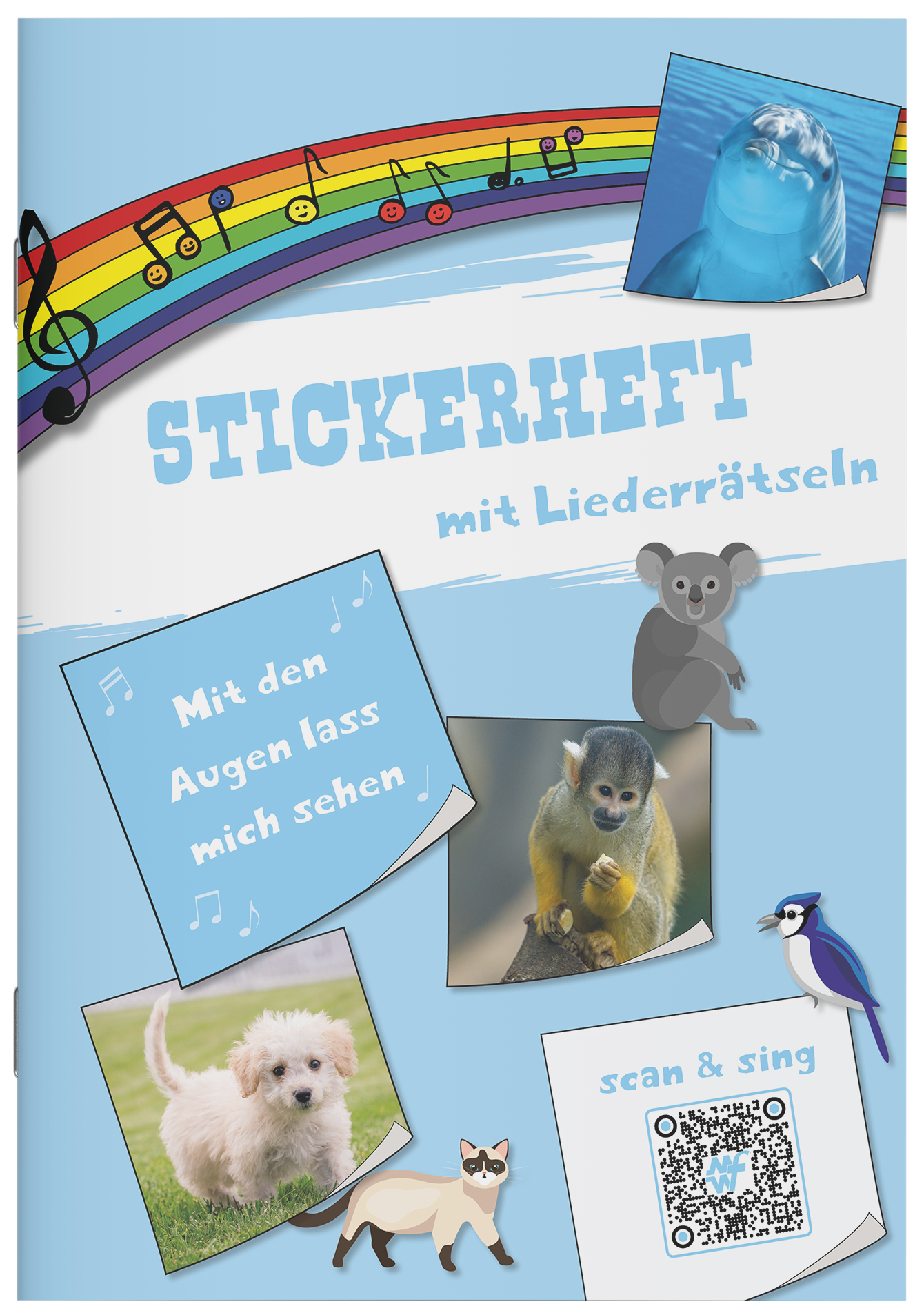 Stickerheft - Mit den Augen lass mich sehen