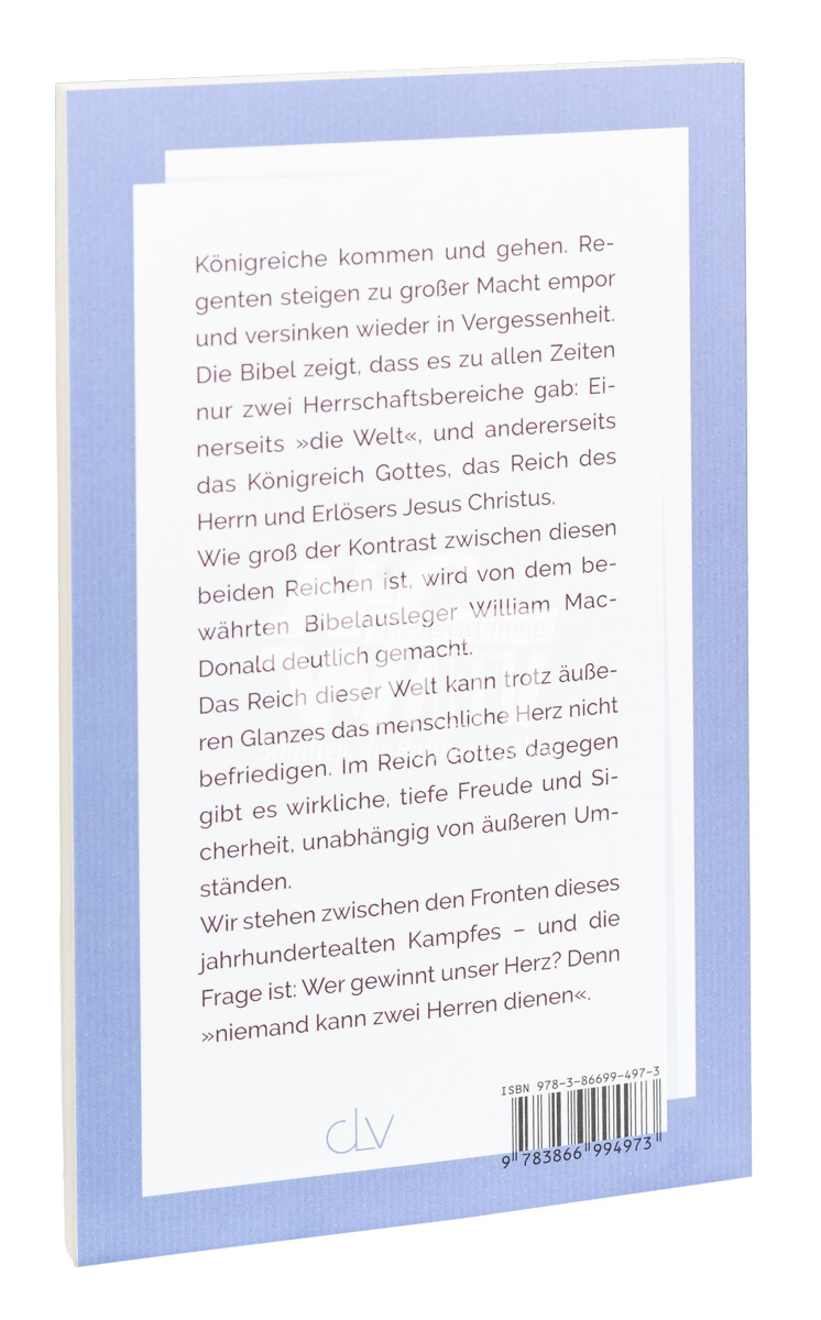 In der Welt, nicht von der Welt In der Welt, nicht von der Welt