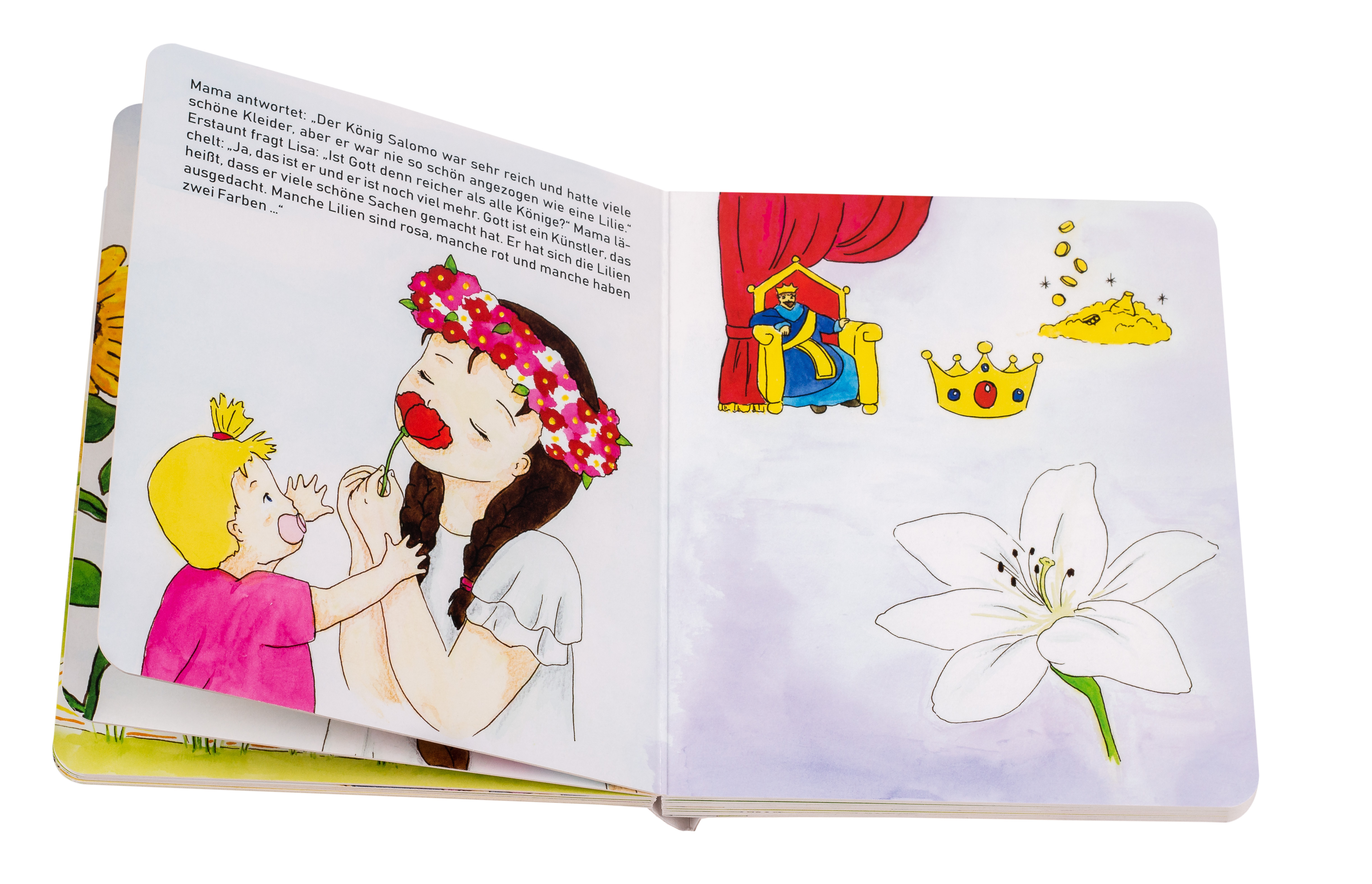 Pappbuch - Lisa und die Blumenwiese