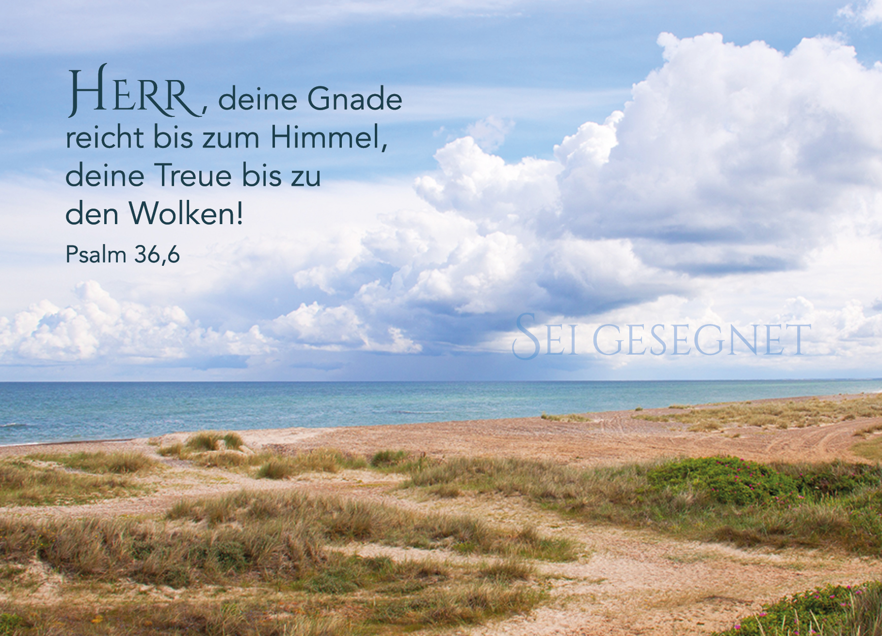 Postkarte – Strand