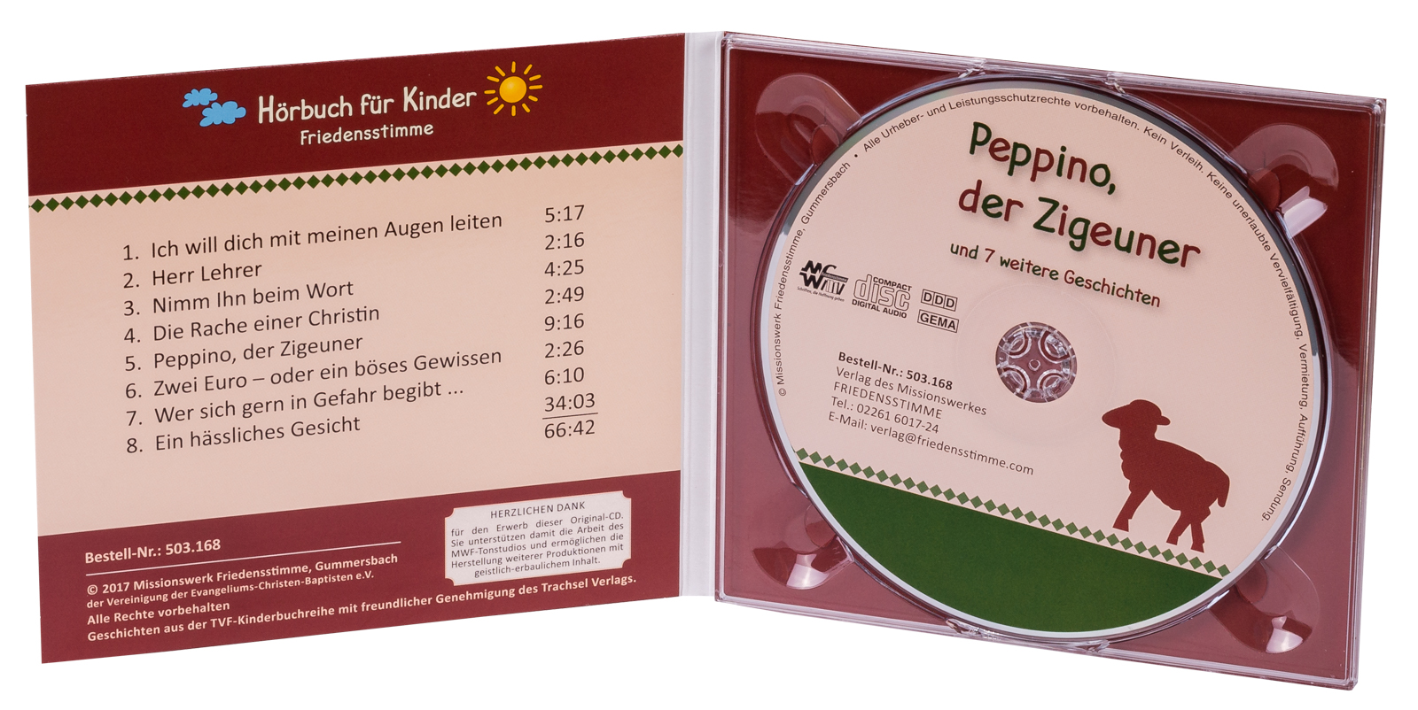 Hörbuch CD - Peppino, der Zigeuner