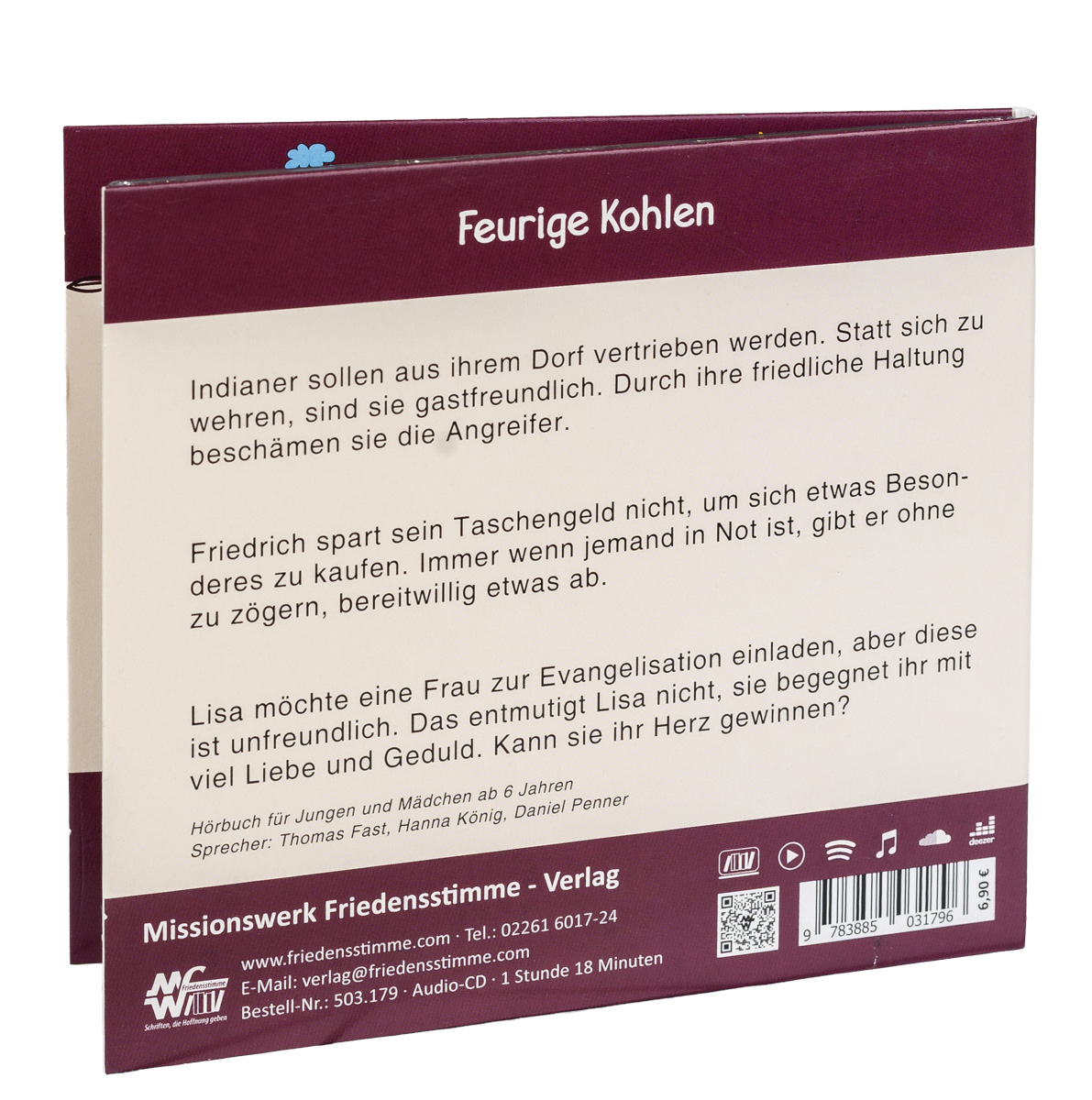 Hörbuch CD - Feurige Kohlen Hörbuch CD - Feurige Kohlen