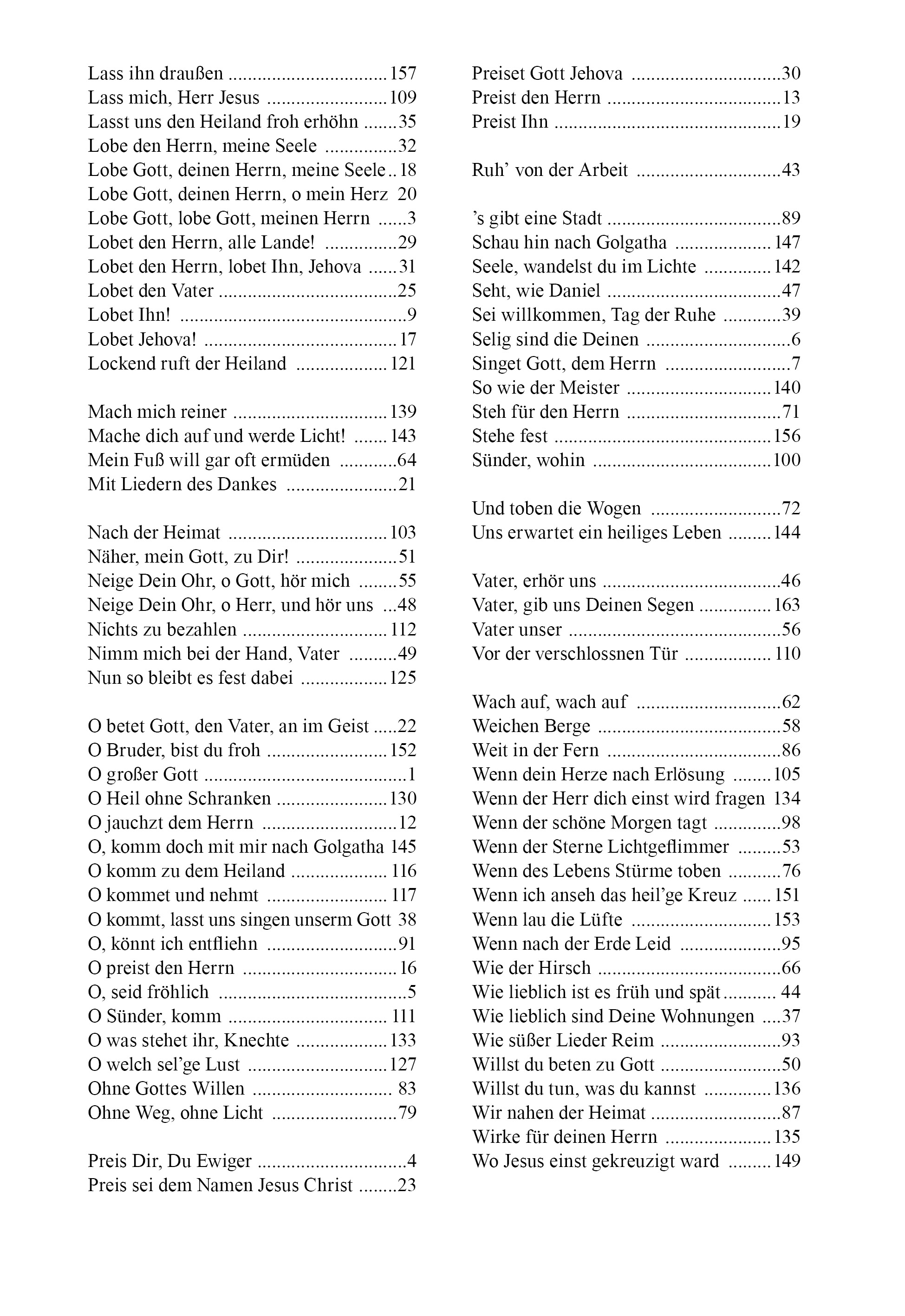 Chorliederbuch I