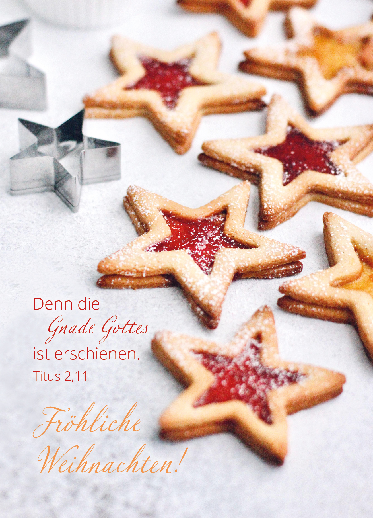 Postkarte – Plätzchen