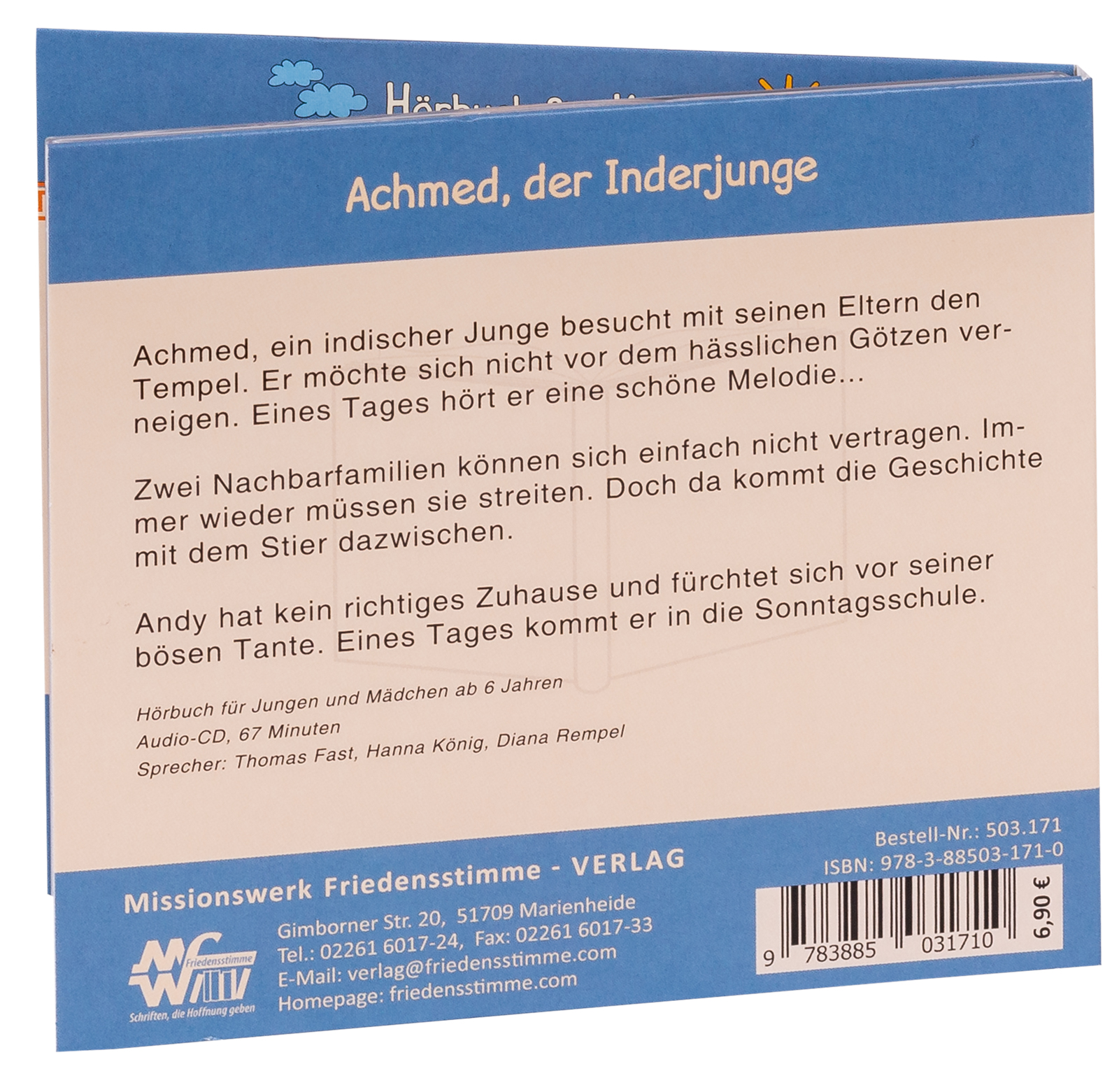 Hörbuch CD - Achmed, der Inderjunge