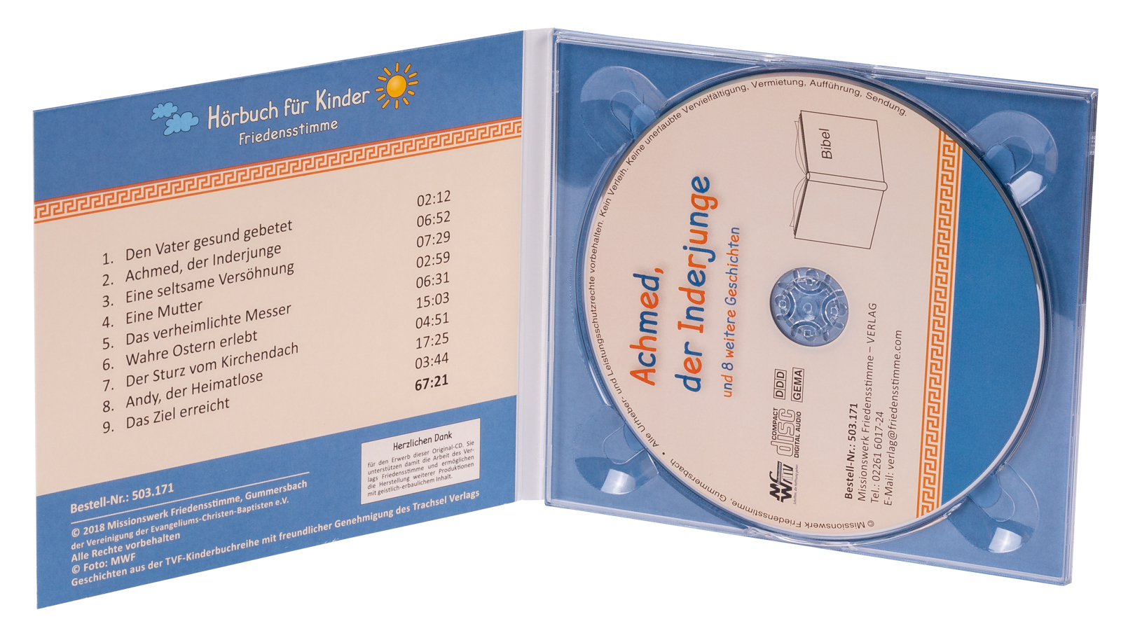 Hörbuch CD - Achmed, der Inderjunge