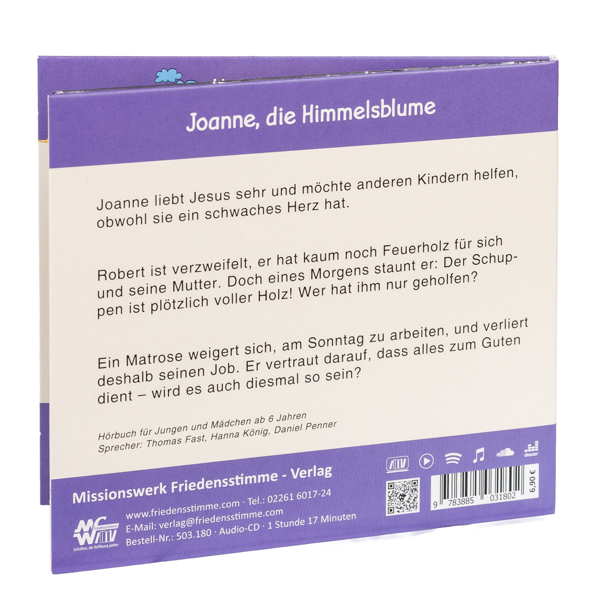 Hörbuch CD - Joanne, die Himmelsblume Hörbuch CD - Joanne, die Himmelsblume
