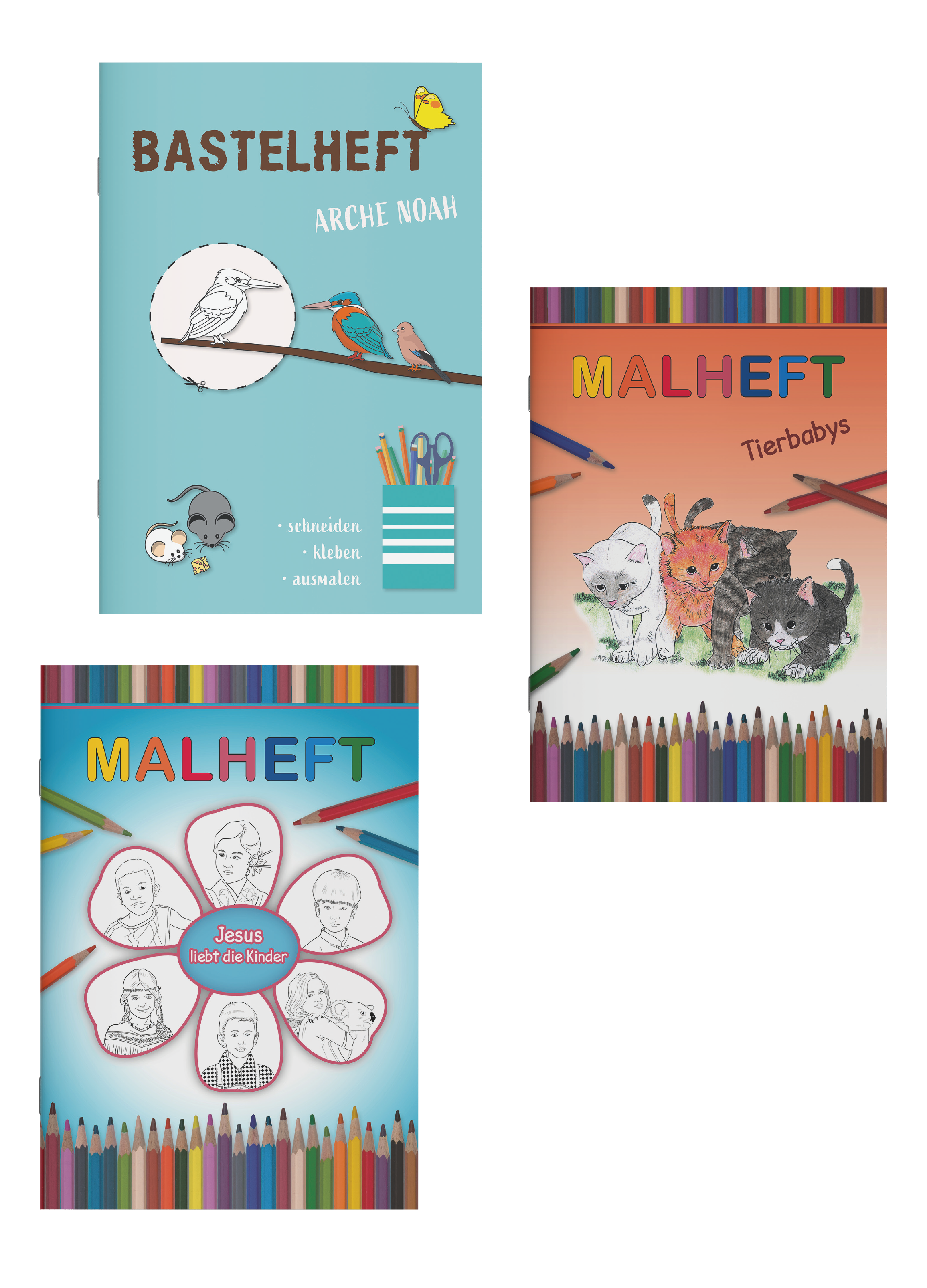 Paket 15 -Malhefte Set