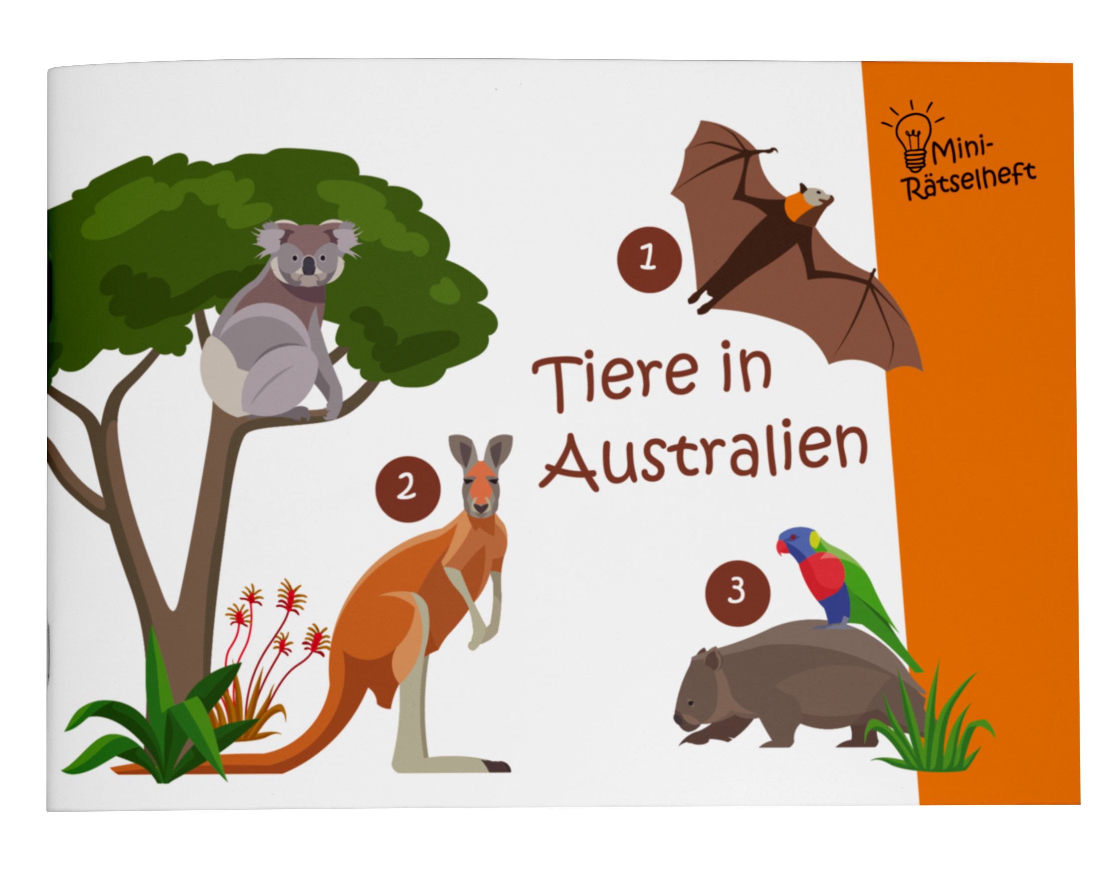 Mini-Rätselheft - Tiere in Australien