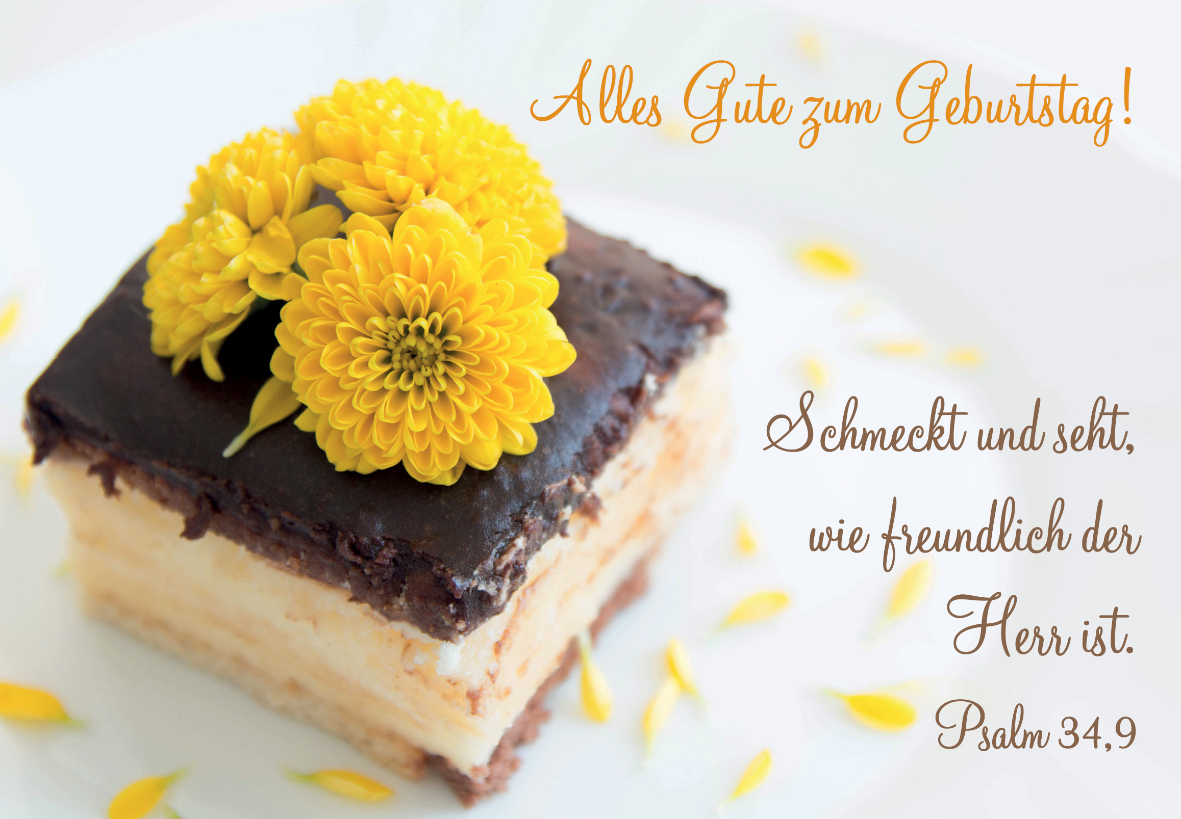 Motivkärtchen: Alles Gute zum Geburtstag!