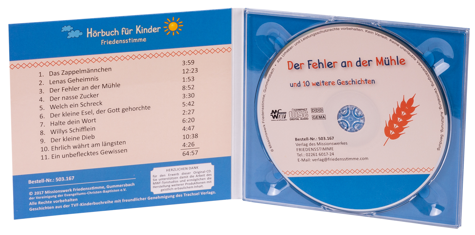 Hörbuch CD - Der Fehler an der Mühle
