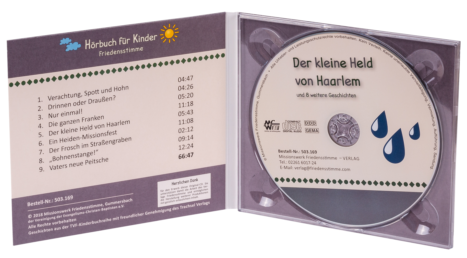 FW_181015_1718_RGB_1200 Hörbuch CD - Der kleine Held von Haarlem
