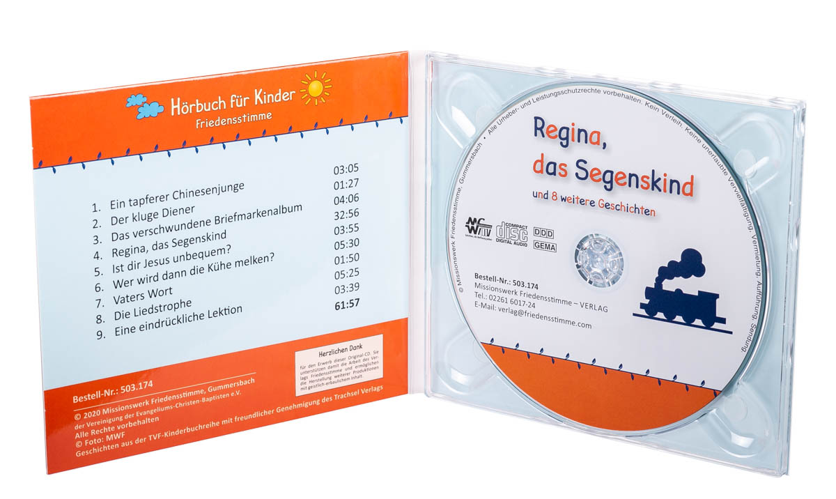 Hörbuch CD - Regina, das Segenskind