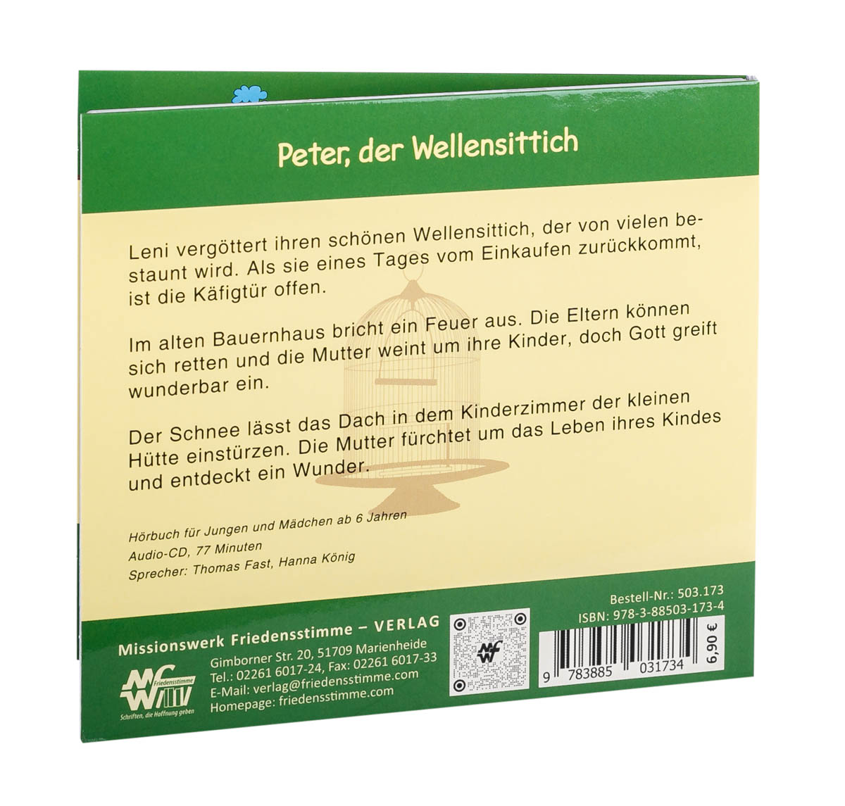 Hörbuch CD - Peter, der Wellensittich
