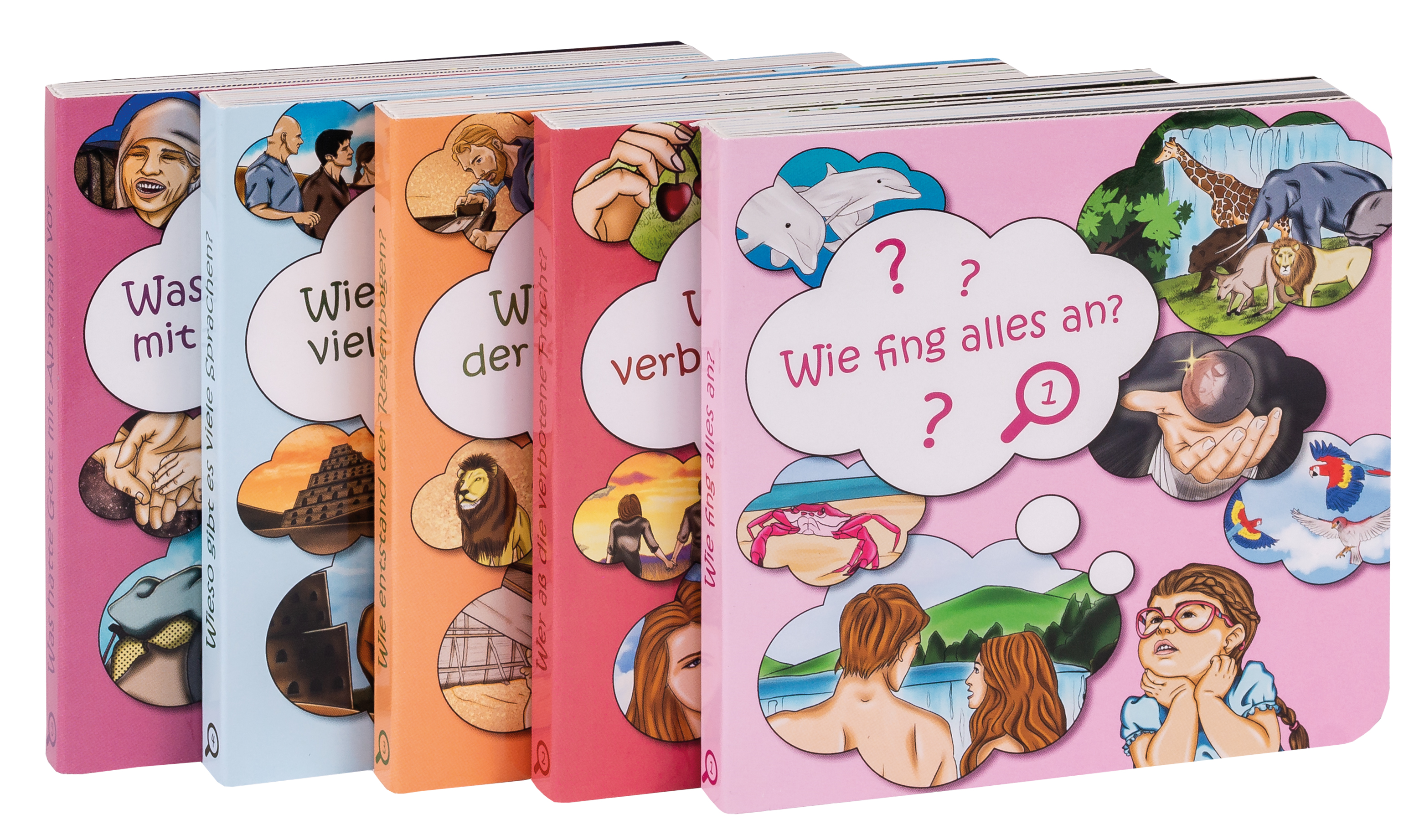 Set - Pappbücher 1-5