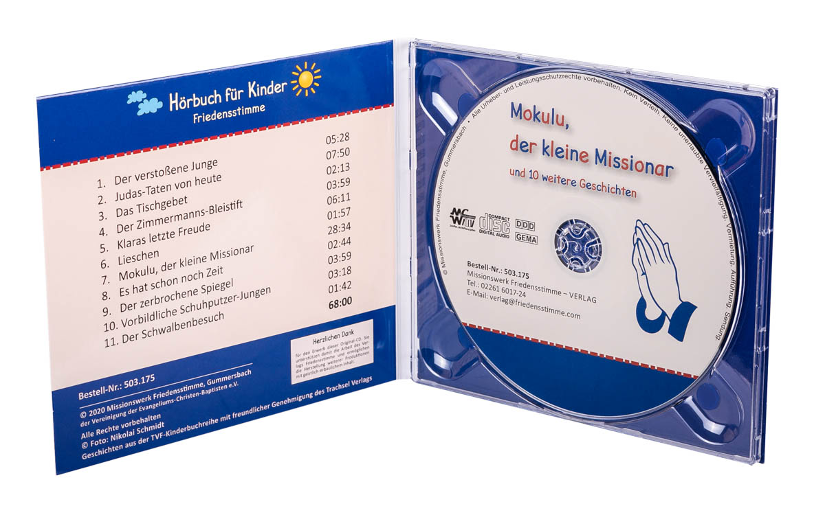 Hörbuch CD - Mokulu, der kleine Missionar