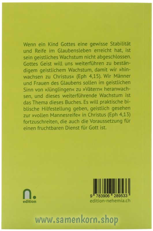 Gesundes Wachstum in Christus
