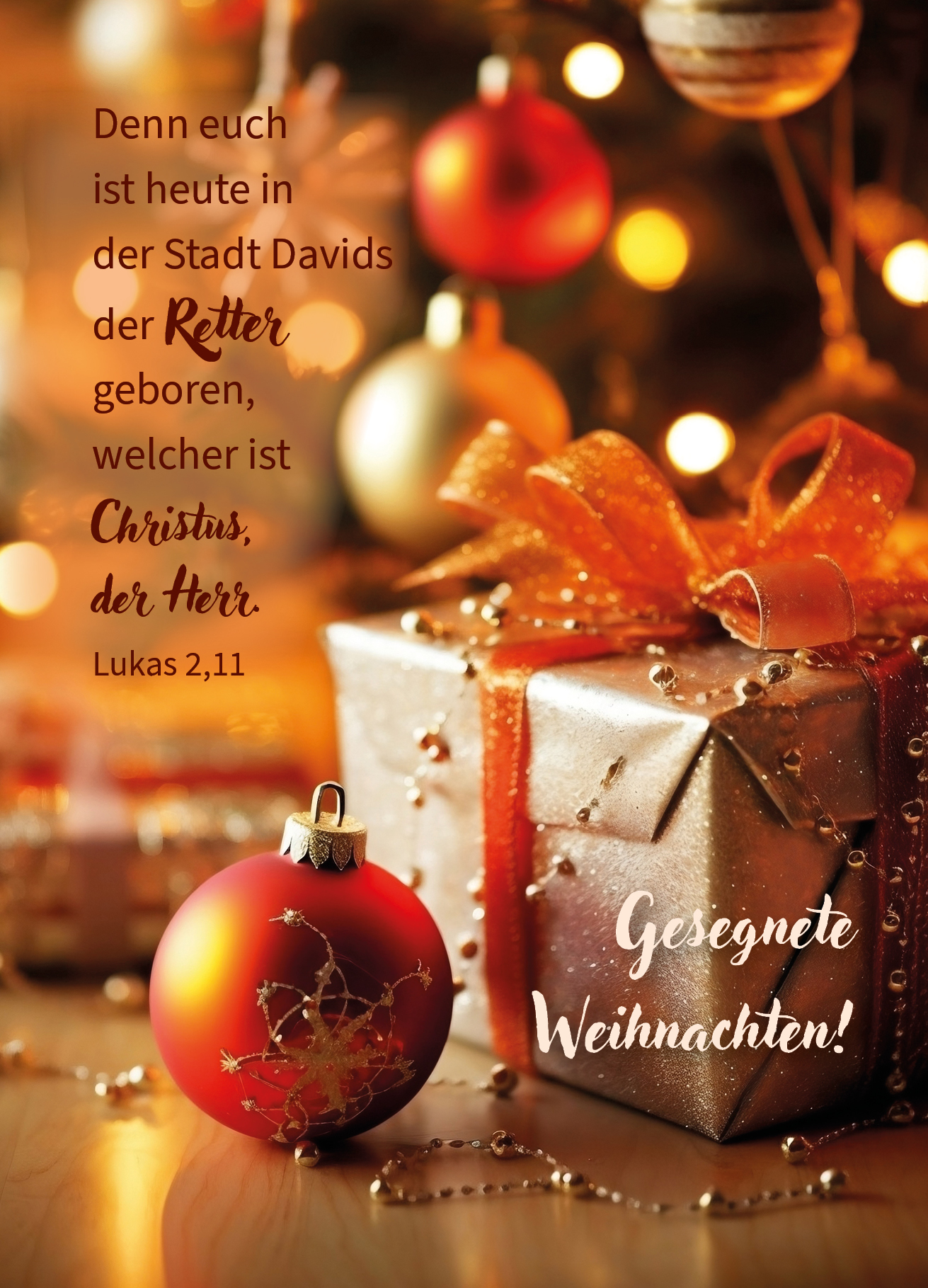 Postkarte – Geschenk