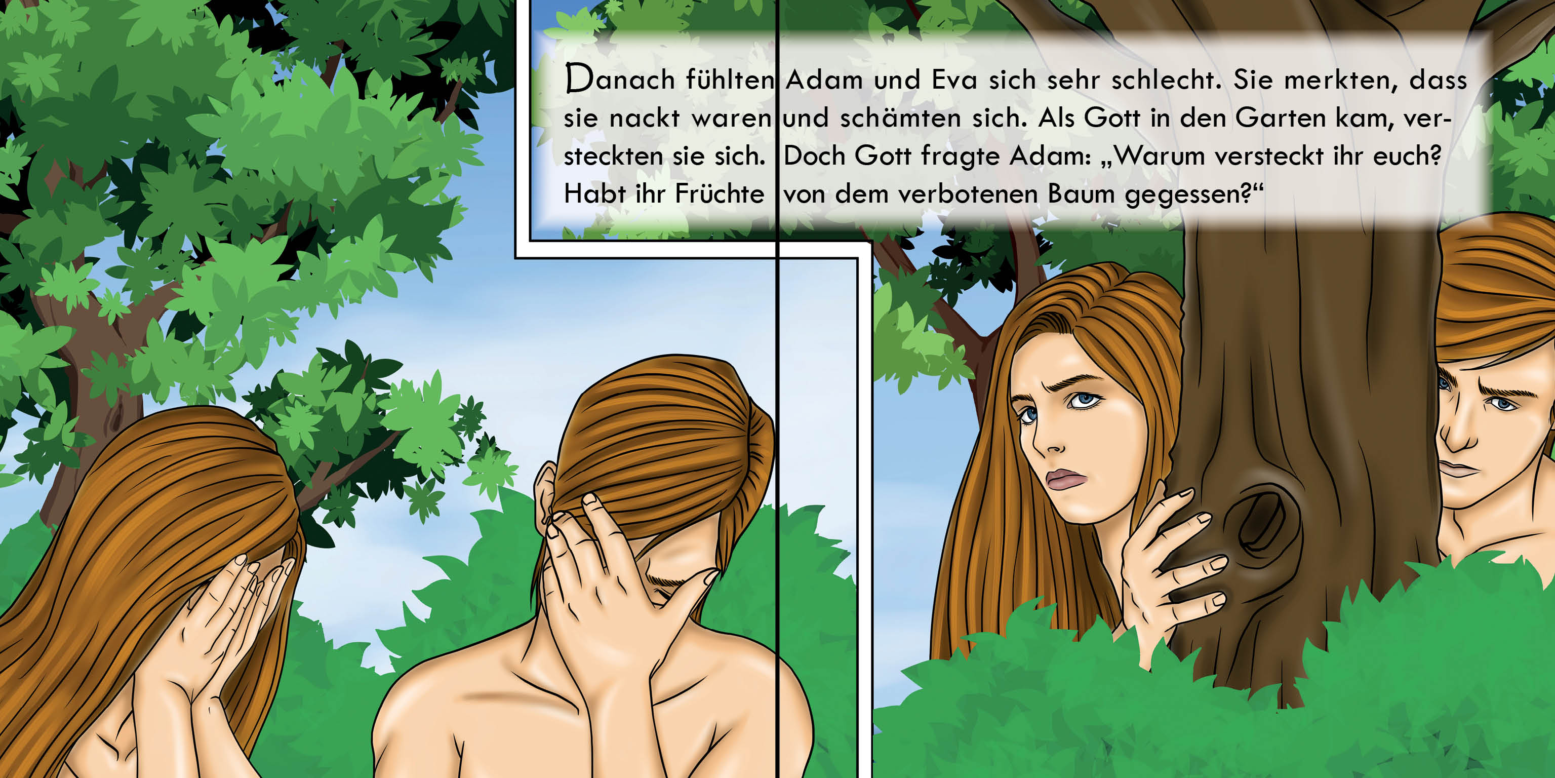 Pappbuch - Wer aß die verbotene Frucht?