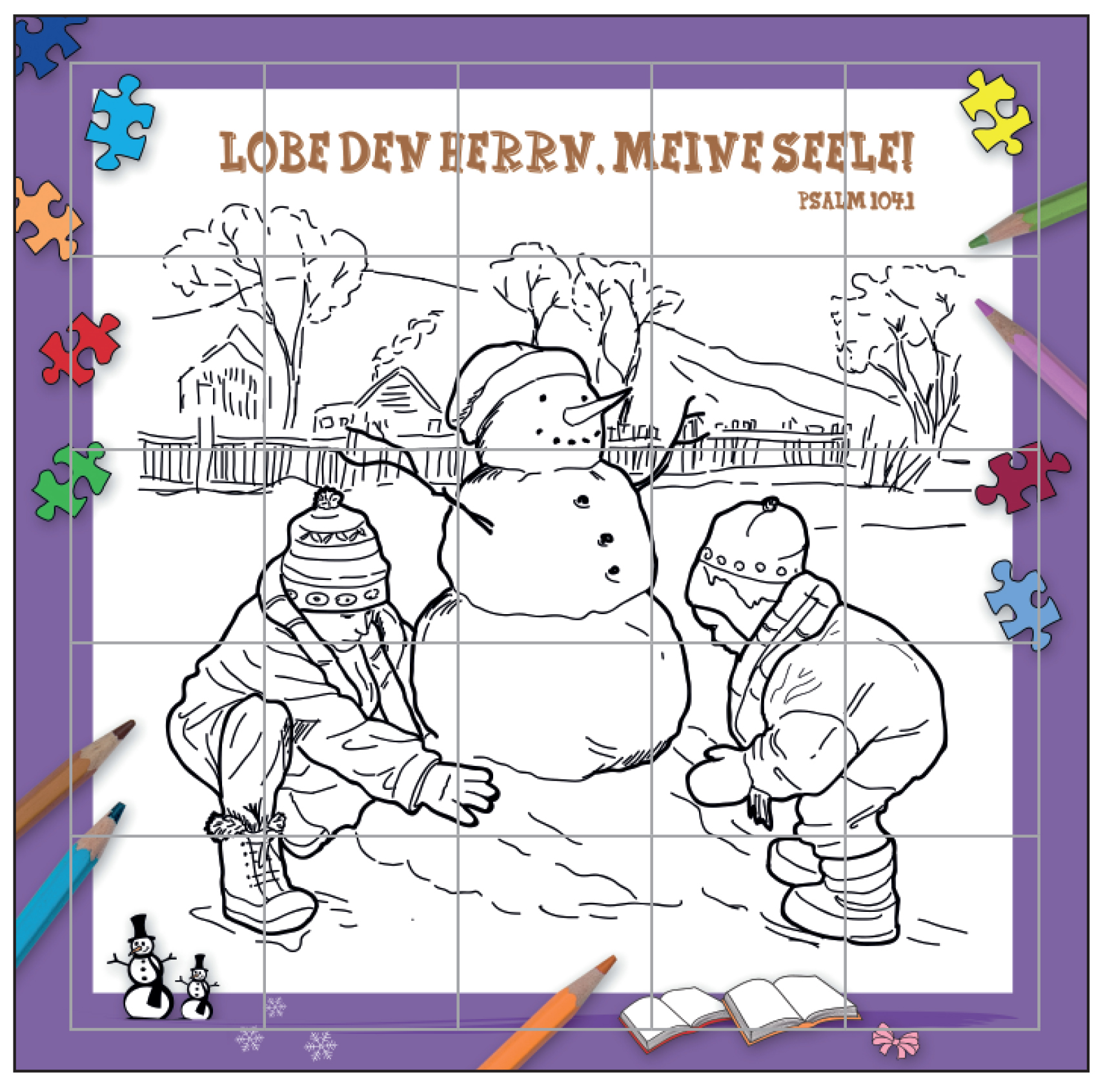 Puzzle_Kinder1 Rahmenpuzzle - Kinder