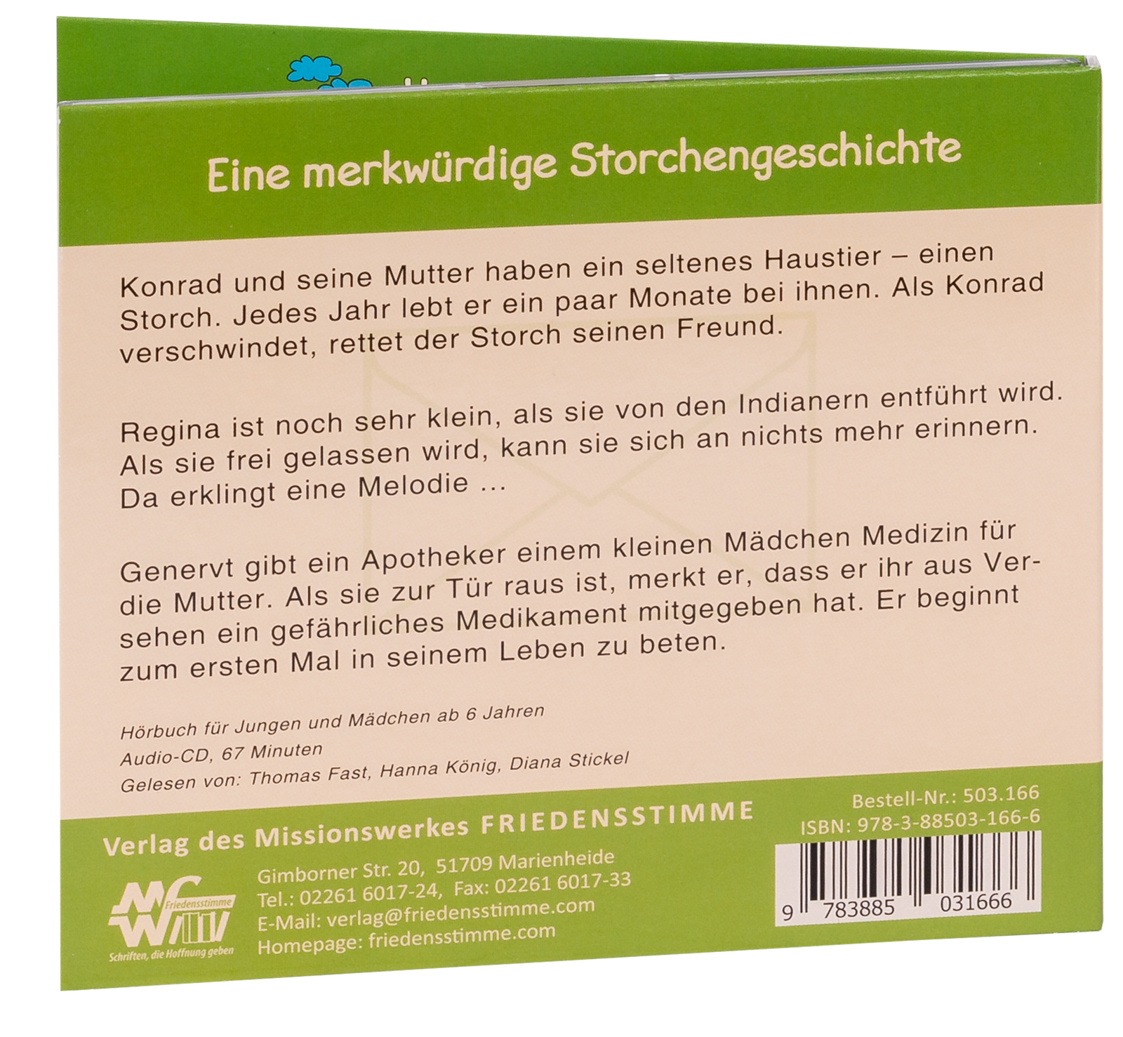 Hörbuch CD - Eine merkwürdige Storchengeschichte