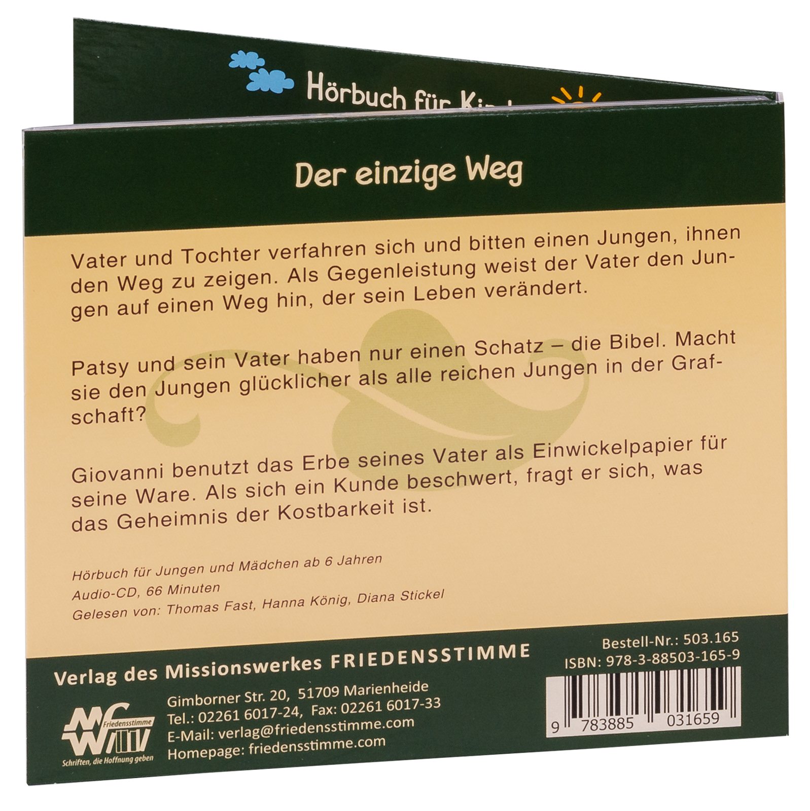 Hörbuch CD - Der einzige Weg