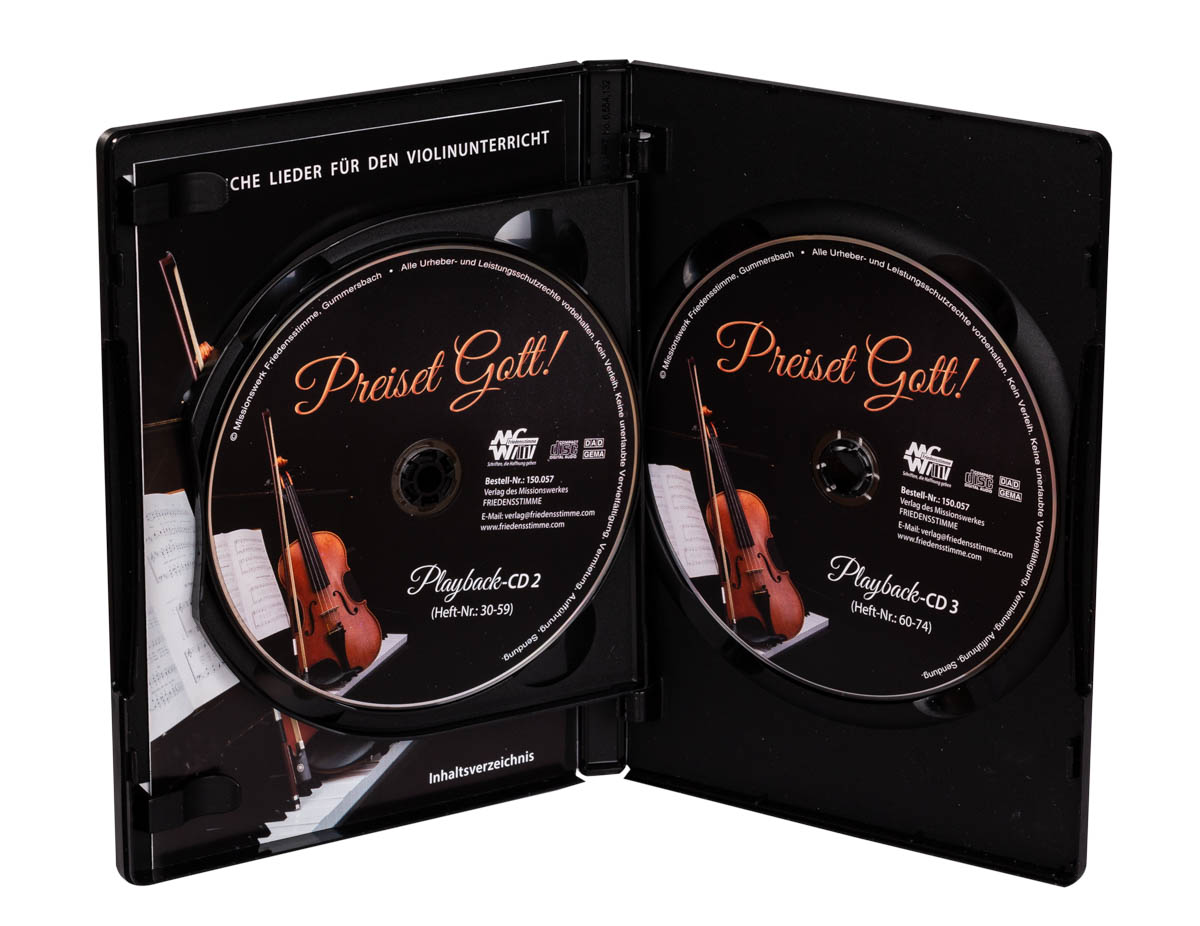 Preiset Gott! Playback 3 CDs