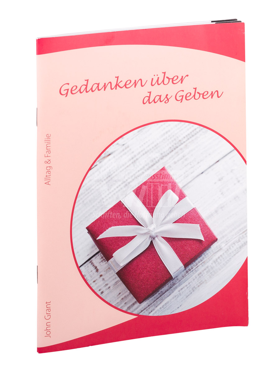 Gedanken über das Geben