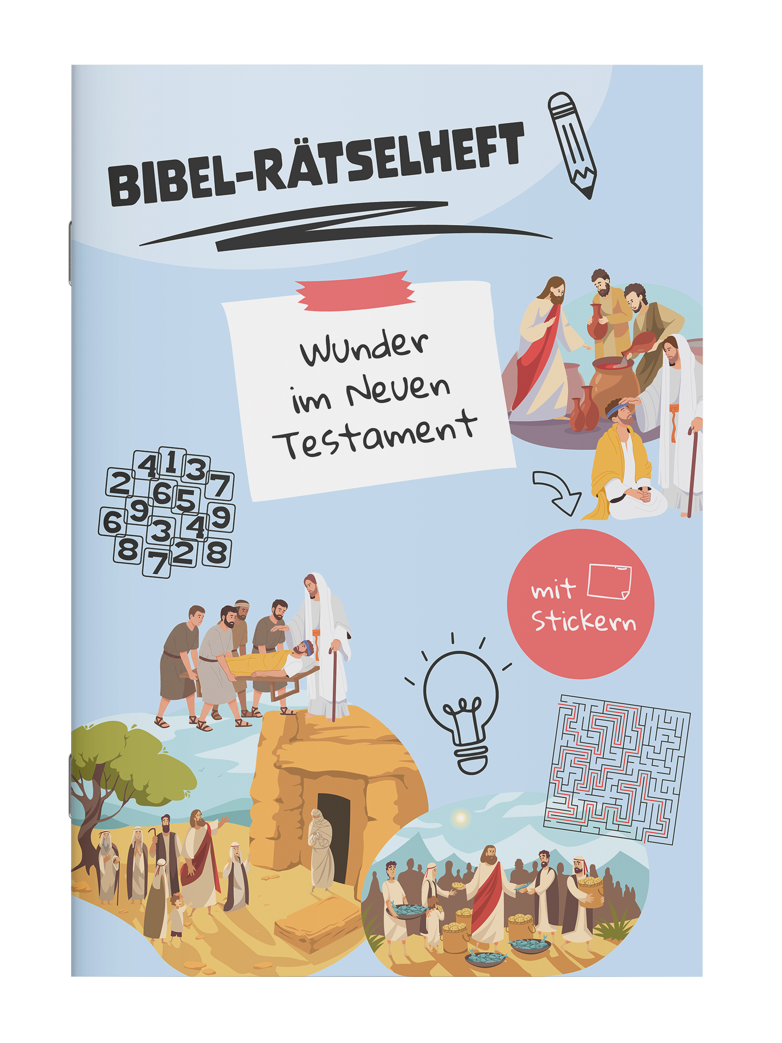 Bibel-Rätselheft - Wunder im Neuen Testament