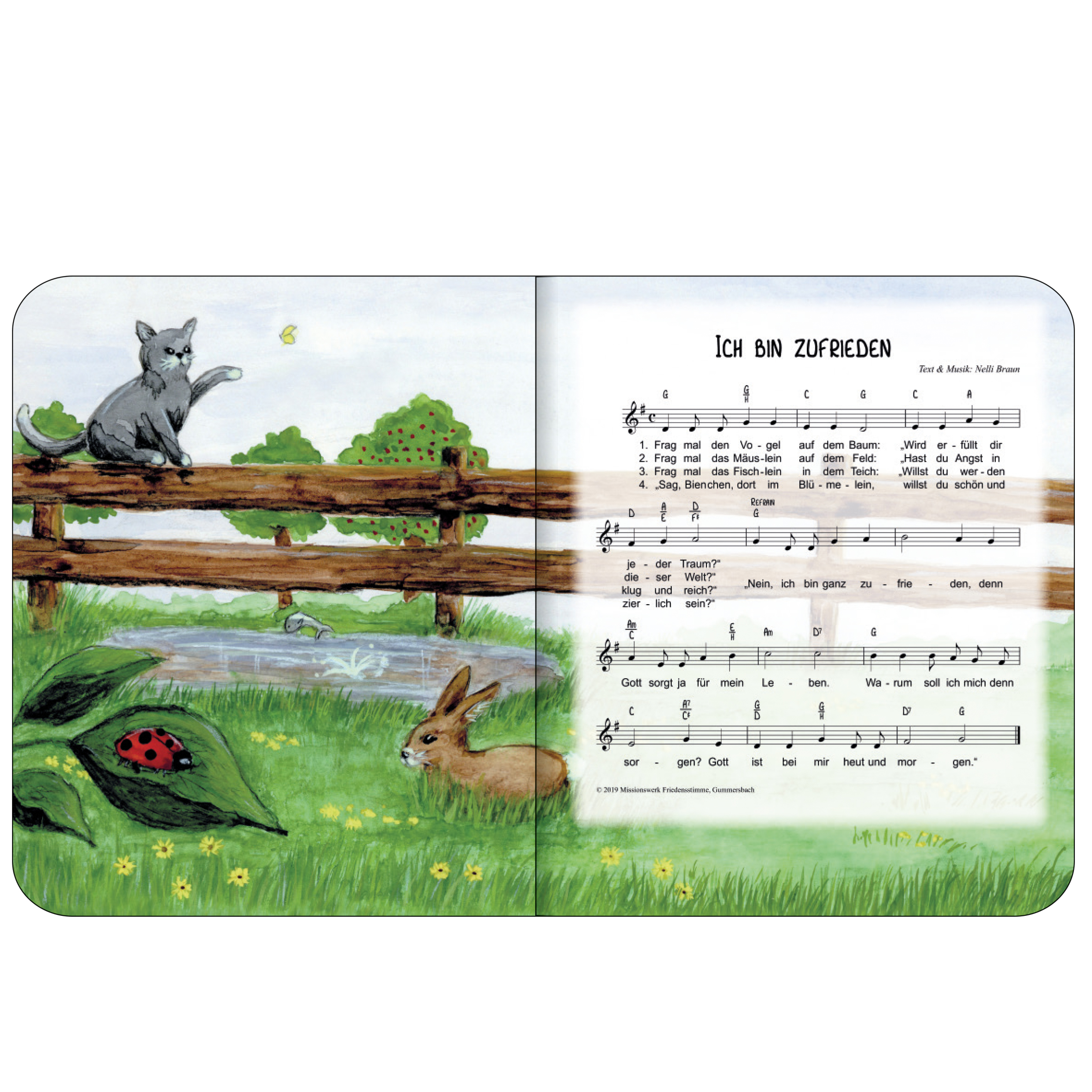 Pappbuch - Tierlieder für Kinder
