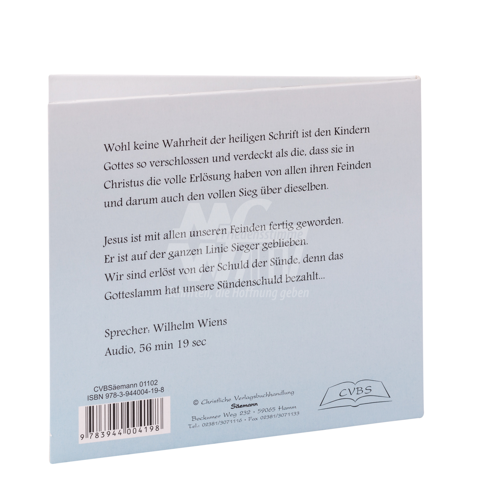 Hörbuch CD - Das Geheimnis eines siegreichen Lebens