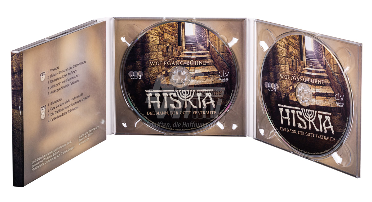 Hörbuch 4 CDs - Hiskia, der Mann, der Gott vertraute