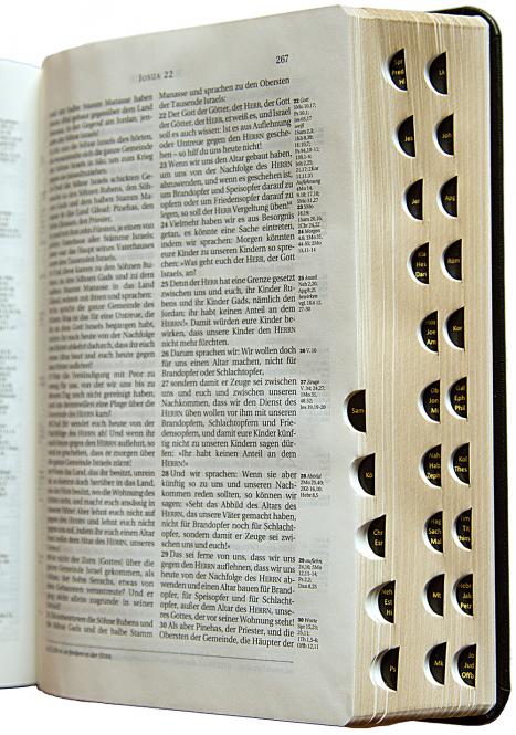 Schlachter 2000 Taschenausgabe -Kalbsleder schwarz
