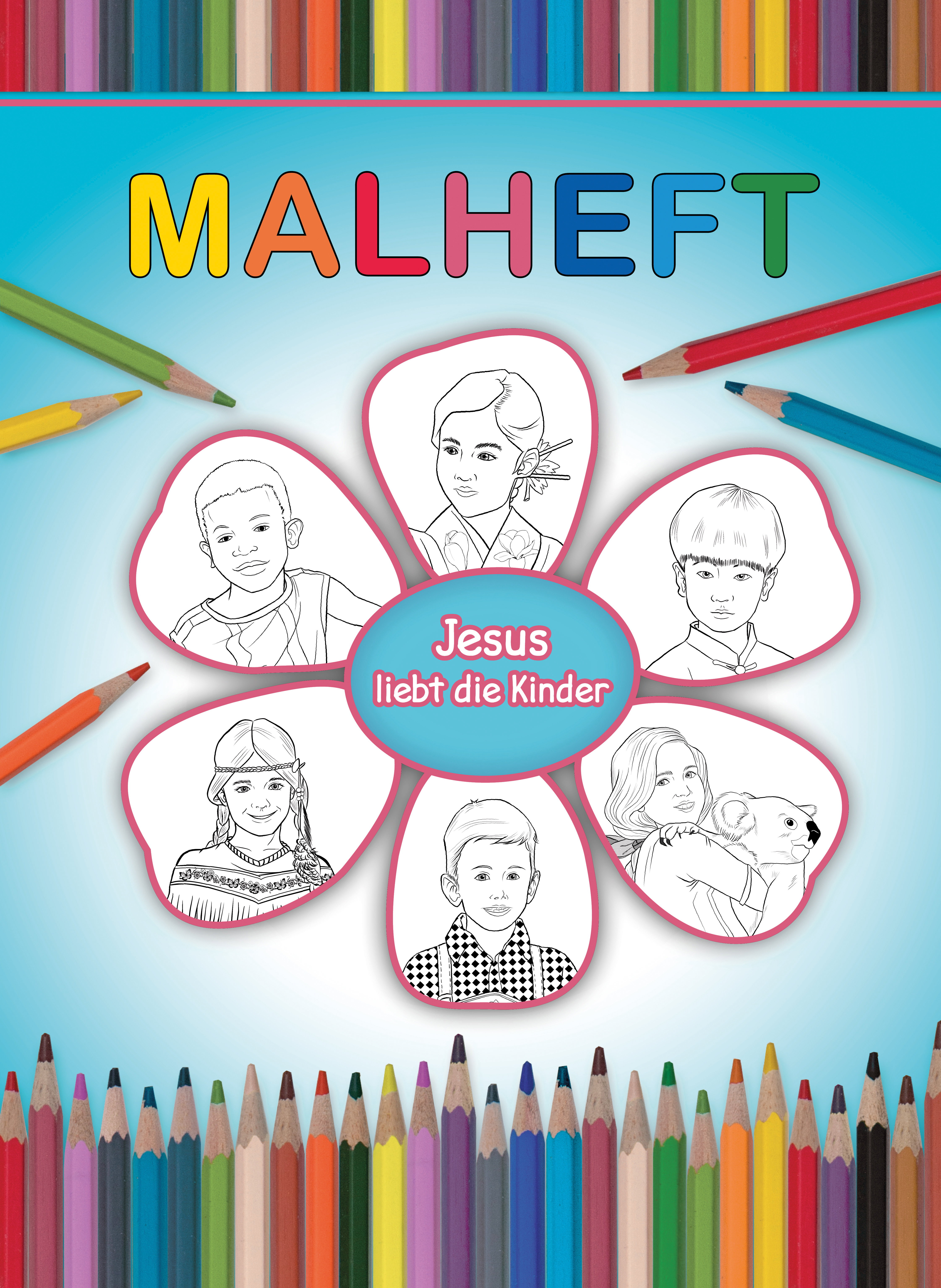 Umschlag-Jesus-liebt-die-Kinder Malheft - Jesus liebt die Kinder