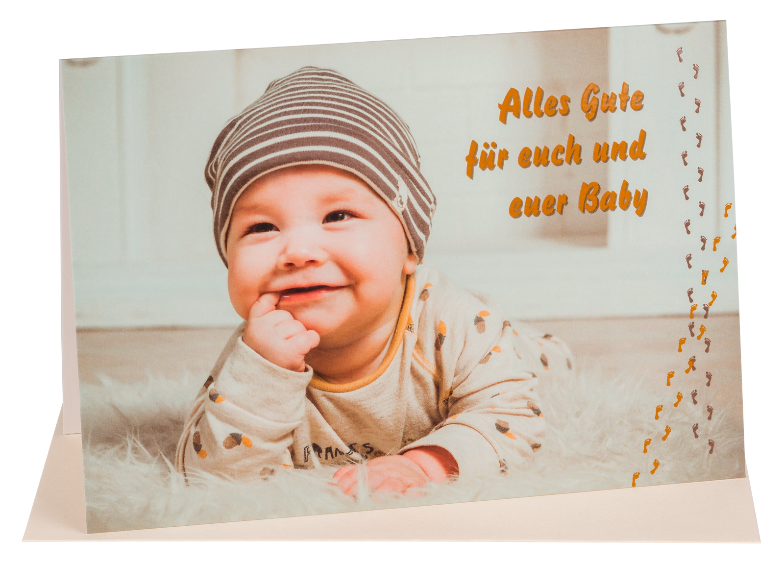 Faltkarte - Alles Gute für euch und euer Baby