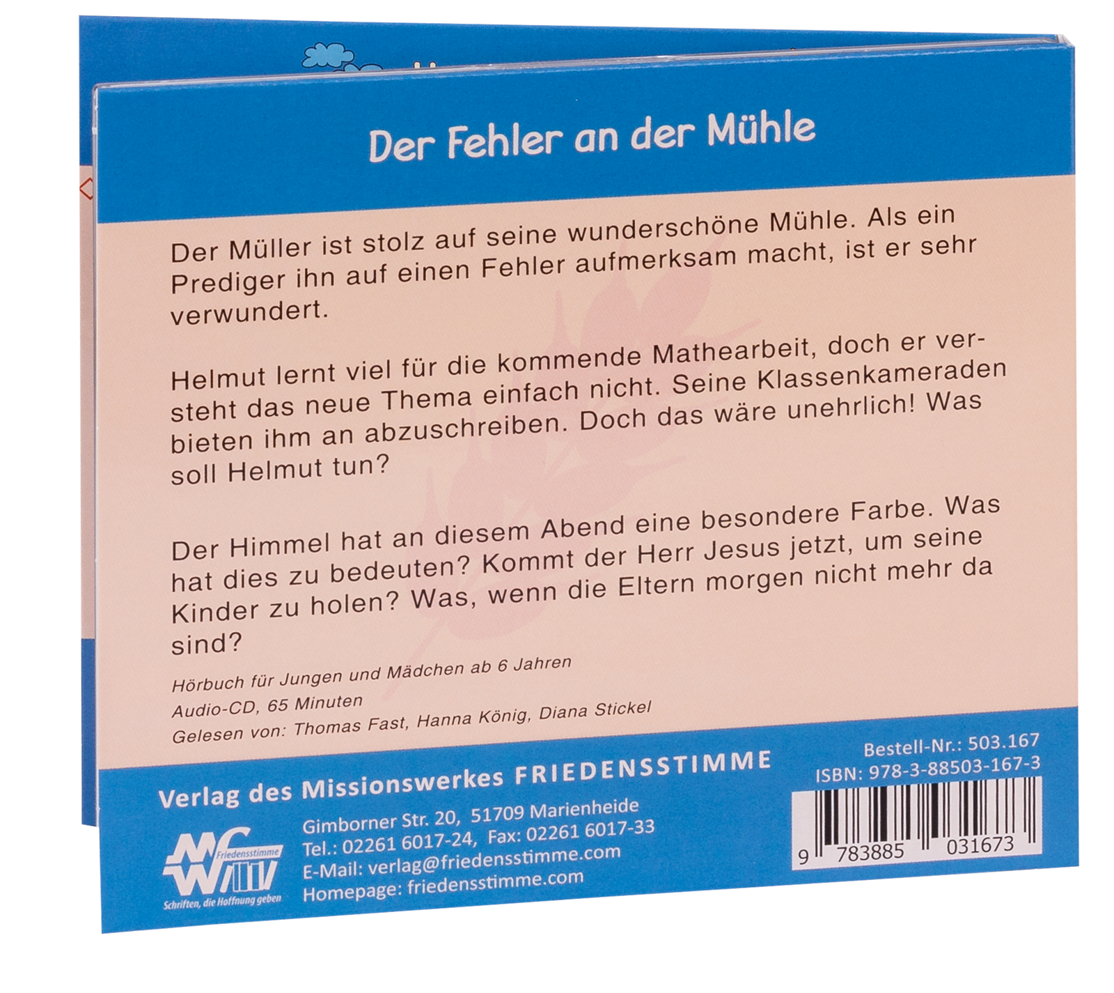 Hörbuch CD - Der Fehler an der Mühle