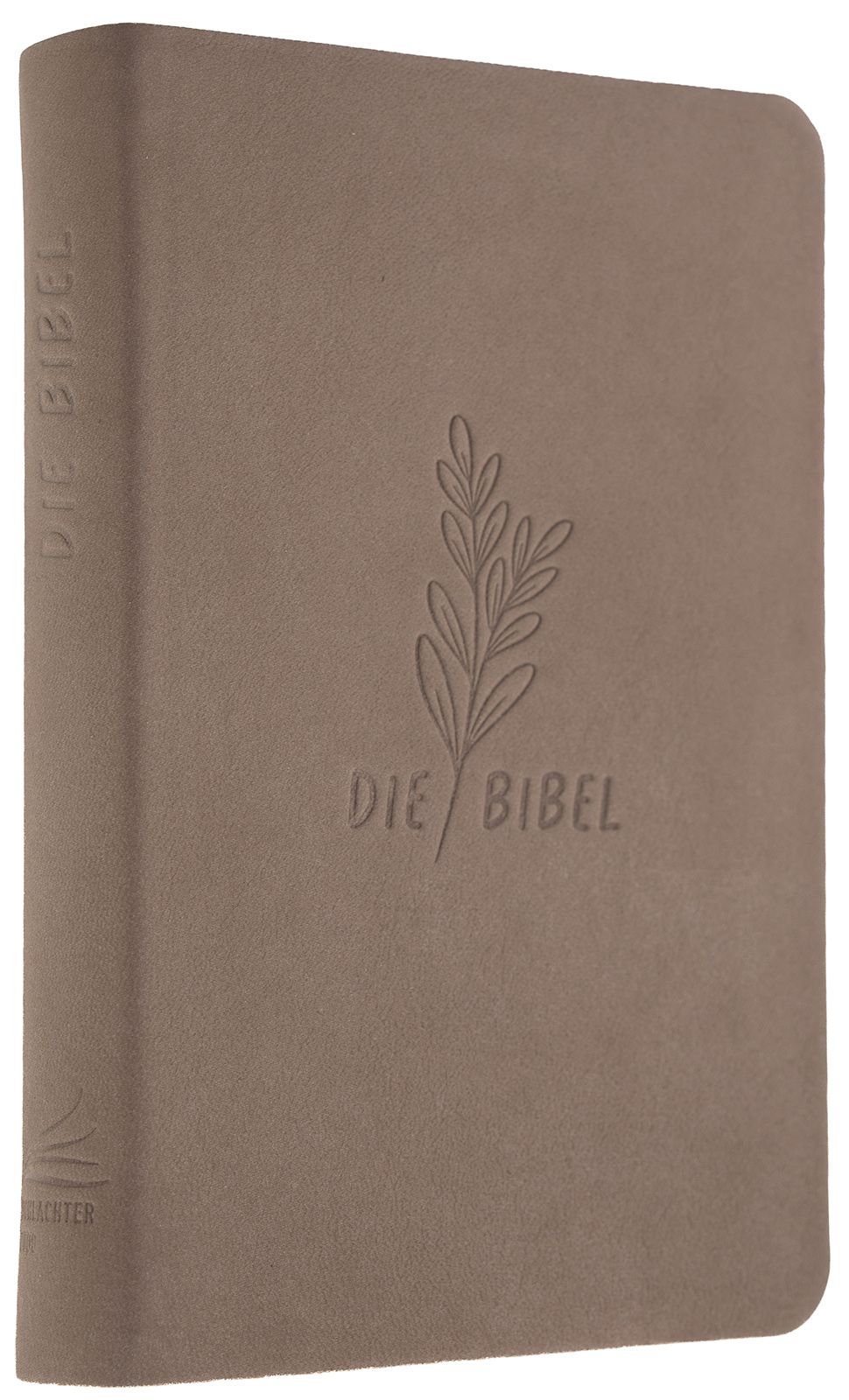 Schlachter 2000 Taschenausgabe - Softcover, Rindsleder, Taupe